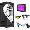 Ipower Grow Tent Kit Complete Full Spectrum LED Plant Light Lamp Indoor GLKITXXS2AL600CCMPT11A